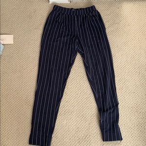 PULL & BEAR STRIPED PANTS
